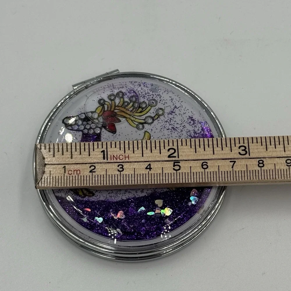 Mirror Image purple glittery